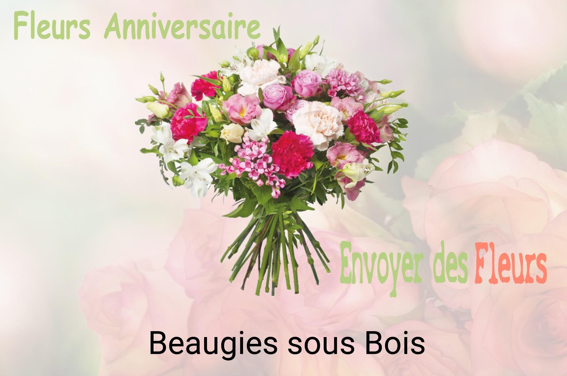Bouquet de fleurs d’anniversaire livré à Beaugies-sous-Bois